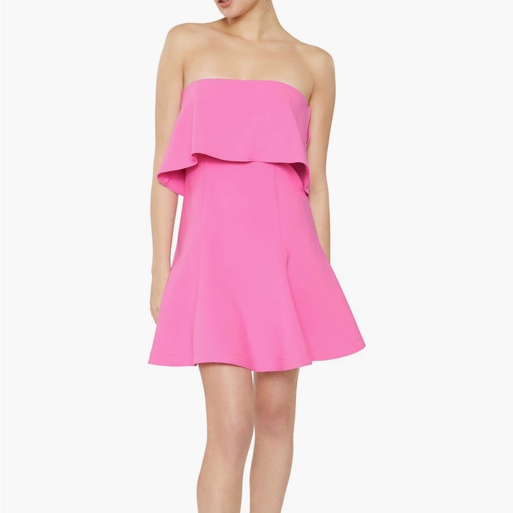 LIKLEY Flouncy Driggs Strapless Dress